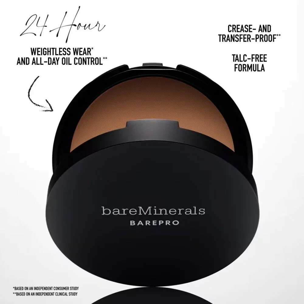 bareMinerals BAREPRO Matte Powder Foundation - Deep 50 Neutral, NIB